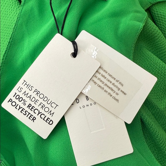 NWT Ted Baker Eleanar Cowl Neck Sleeveless Midi Slip Dress SIZE 2 - Picture 12 of 14